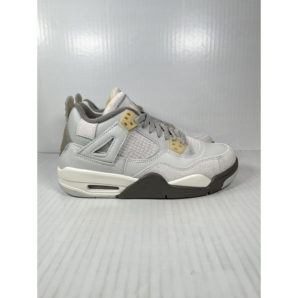Jordan Kids Sneakers in Light Grey, Cream, and Dark Grey